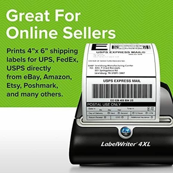 Indbildsk underholdning Myrde Dymo | Office | Dymo Labelwriter 4xl Prints Shipping Labels More Comes W  Blank Labelsnew | Poshmark